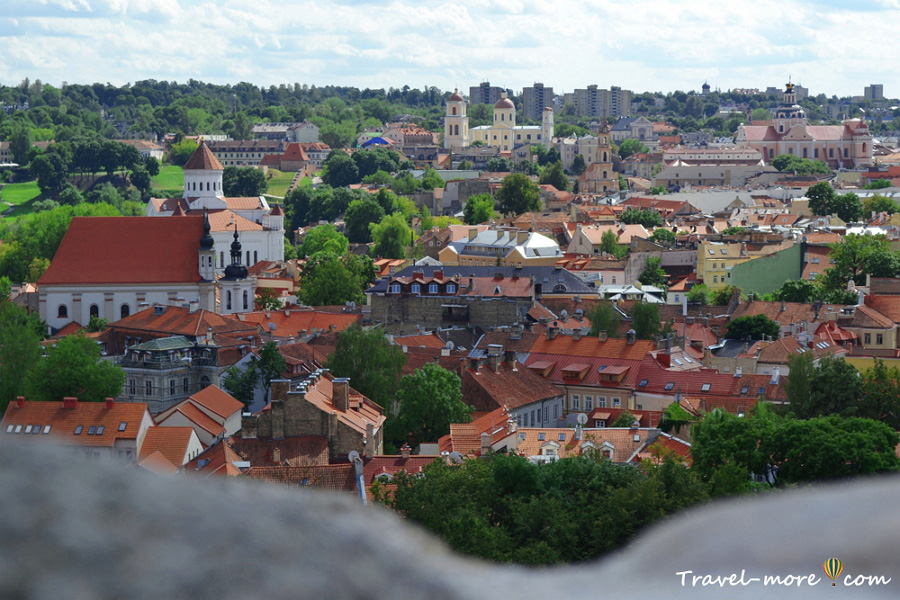 Вид с башни Гедимина, Вильнюс